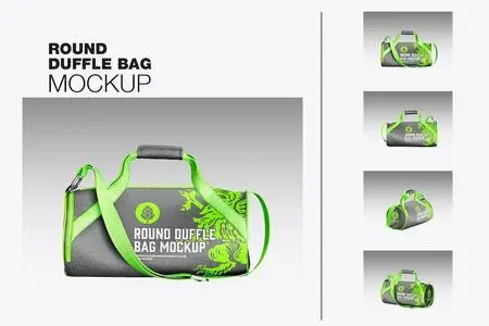 Duffle Bag Mockup JQ8LWRY
