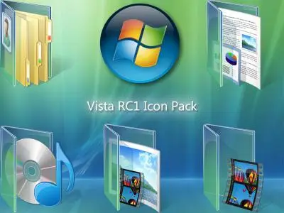 Vista RC1 Icon Pack For Iconpackager