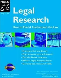 Legal Research: How to Find & Understand the Law  by  Stephen Elias