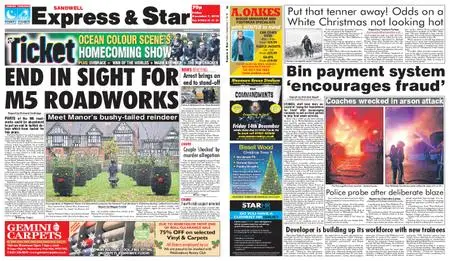 Express and Star Sandwell Edition – December 07, 2018