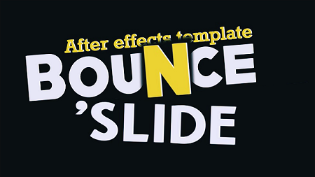 Fresh Animated Titles – Bounce n’ Slide 10513014 After Effects Template