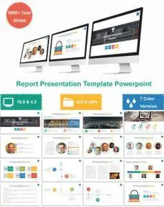 CreativeMarket - Report Presentation Template