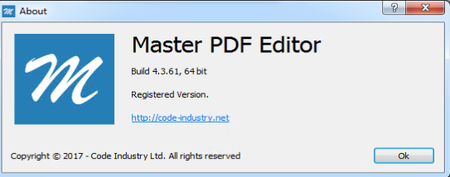 Code Industry Master PDF Editor 4.3.61 Multilingual