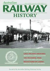 Australian Railway History - August 2016