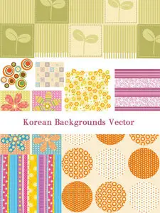 Korean Background Vectors
