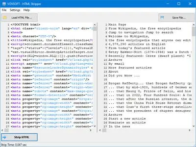 VovSoft HTML Stripper 1.6.0