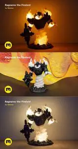 Firelord Lamp Figure Ragnaros