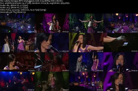 Julieta Venegas - MTV Unplugged (2008) [Repost]