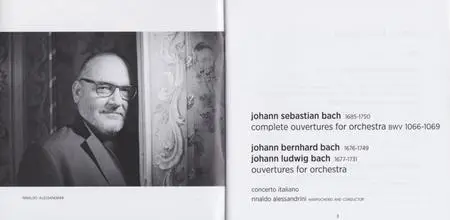 Bach - Ouvertures for orchestra - Concerto Italiano, Rinaldo Alessandrini (2019) {2CD Set Naïve OP 30578}