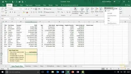 CBT Nuggets - Microsoft Excel 2016