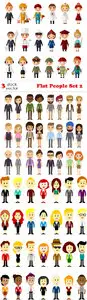 Vectors - Flat People Set 2