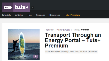 Tuts+ Premium: Transport Through an Energy Portal