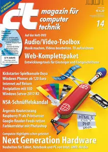 ct Magazin für Computertechnik No 14 vom 17 Juni 2013