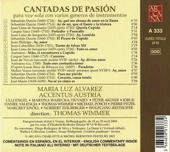 Thomas Wimmer, Accentus Austria, María Luz Álvarez - Cantadas de pasión (2005)