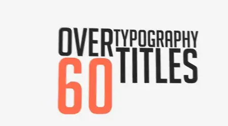 60 Title Animations - Project for After Effects (VideoHive)