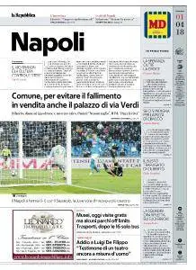 la Repubblica Napoli - 1 Aprile 2018