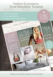 GraphicRiver Fashion Ecommerce Email Newsletter Template