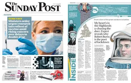 The Sunday Post Scottish Edition – January 24, 2021