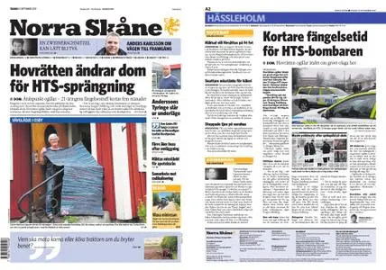 Norra Skåne – 10 september 2019