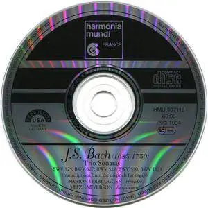 Marion Verbruggen, Mitzi Meyerson - Johann Sebastian Bach: Trio Sonatas (1994)