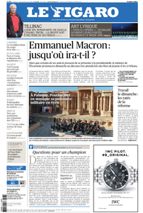 Le Figaro du Samedi 7 et Dimanche 8 Mai 2016