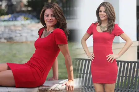 Maria Menounos - Extra at The Grove in LA April 5, 2012