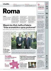 la Repubblica Roma - 7 Giugno 2018