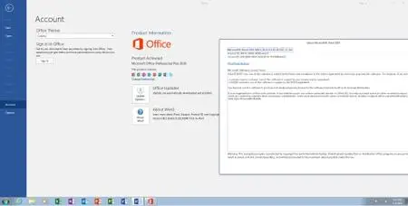 Microsoft Office Pro Plus 2019 version 1812 Build 11126.20188