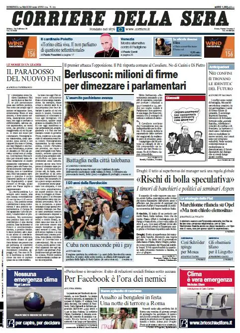 Il Corriere della Sera (24-05-09)