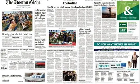 The Boston Globe – April 17, 2023