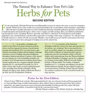 "Herbs for Pets: The Natural Way to Enhance Your Pet’s Life" by Gregory Tilford and Mary Wulff