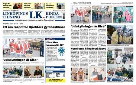 Linköpings Tidning & Kinda-Posten – 04 december 2017