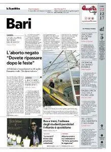 la Repubblica Bari - 22 Dicembre 2017