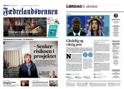 Fædrelandsvennen – 06. oktober 2018
