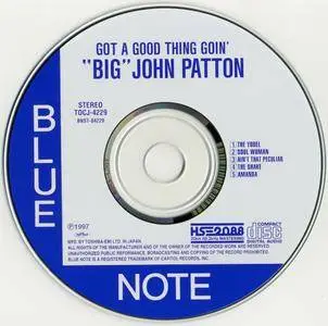 "Big" John Patton - Got A Good Thing Goin' (1966) {Blue Note Japan TOCJ-4229 rel 1997}