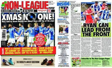 The Non-league Football Paper – December 24, 2017