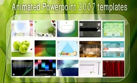 Animated Powerpoint 2007 templates