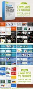 CreativeMarket Mega PowerPoint Pres Deck Bundle