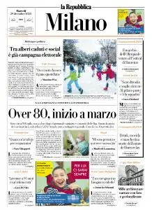 la Repubblica Milano - 29 Dicembre 2020