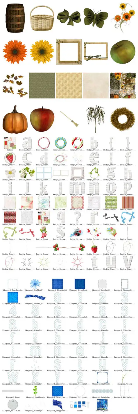 Scrap-book 7 set