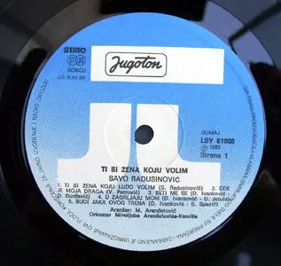 Savo Radusinovic - Ti si Zena Koju Ludo Volim (1983) Jugoton LSY-61808 (24bit/96kHz) + CD format