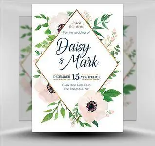 PSD Save the Date Flyer Template 8