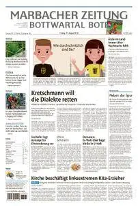 Marbacher Zeitung - 17. August 2018
