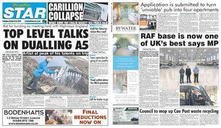 Shropshire Star Shrewsbury Edition – January 16, 2018