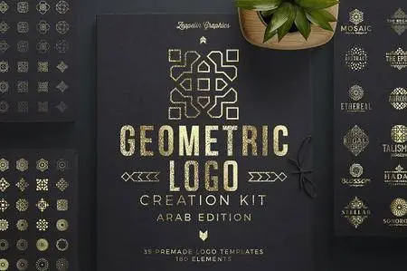 CreativeMarket - Geometric Logo Creation Kit Arab Ed.