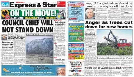 Express and Star Sandwell Edition – February 01, 2019