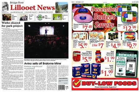 Bridge River Lillooet News – December 04, 2019