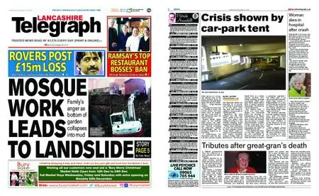 Lancashire Telegraph (Blackburn, Darwen, Hyndburn, Ribble Valley) – December 19, 2018