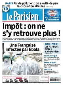Le Parisien du 18 Septembre 2014