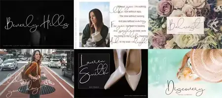 Beverly Hills - Signature Luxury Script Font